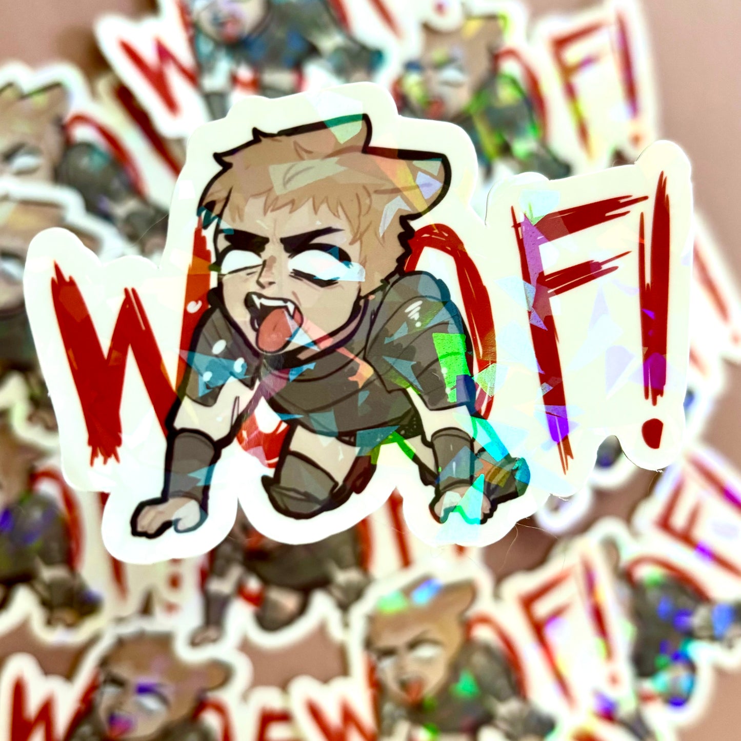 Laios “WOOF!” Sticker